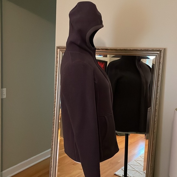 THE NORTH FACE WOMEN’S SWEATER FLEECE HOODED ZIP-UP JACKET SIZE MEDIUM PURPLE - Picture 5 of 16